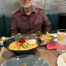 Parang curry and pad Thai ...samosas long gone Parang curry and pad Thai ...samosas long gone