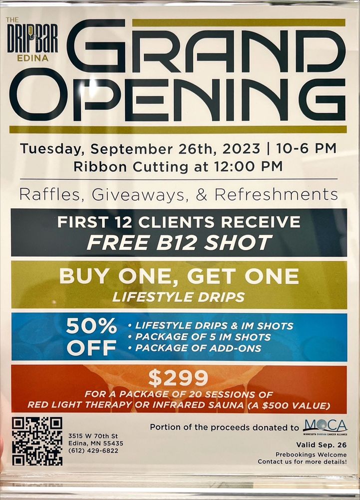 THE DRIPBAR EDINA Updated September 2024 18 Photos 3515 W 70th