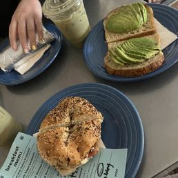 Avocado Toast, Breakfast everything bagel