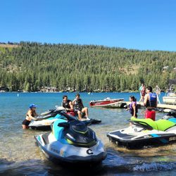 Donner Lake Water Sports - Learning the roles...