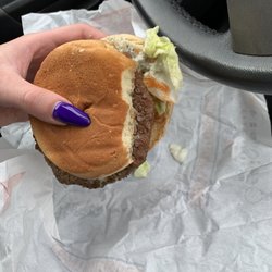 Burger King - Hier nochmal das Bun. Alternative Diät, da war uns dann der Appetit vergangen.