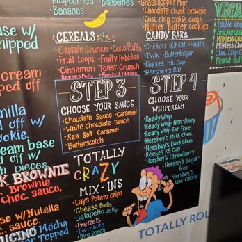 Totally Rolled Ice Cream - Menu - Ice Cream & Frozen Yogurt Near Me - West Des Moines, Iowa Totally Rolled Ice Cream - Menu - Ice Cream & Frozen Yogurt Near Me - West Des Moines, Iowa