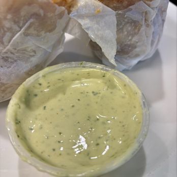 LJ’s Lil’ Cafe - Cilantro crema is creamy - Breakfast & Brunch Near Me - Cypress, California