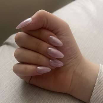 Prim Nails Spa Lounge - Almond shape chrome set - Nail Salons Near Me - Happy Valley, Oregon Prim Nails Spa Lounge - Almond shape chrome set - Nail Salons Near Me - Happy Valley, Oregon