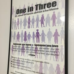 Mabel Wadsworth Center - 1 in 3 women will have an abortion in her lifetime.