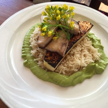 The Mint Cafe and Bar - Mahi Mahi with Pineapple, Avocado and Broccoli Flowers - Steakhouses Near Me - Belgrade, Montana