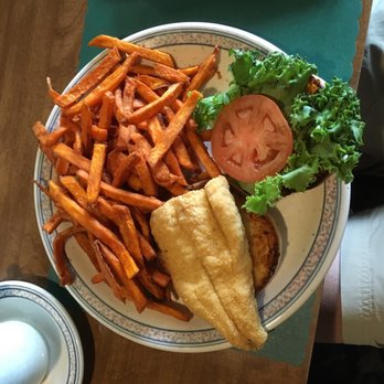 Keweenaw Mountain Lodge - White Fish & Sweet Potato Fries - Hotels Near Me - Copper Harbor, Michigan