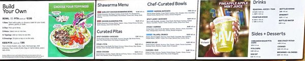 Menu photo 2 CAVA Fullerton, CA