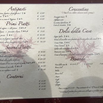 Trattoria di Livergnano - Menu - Italian Near Me - Livergnano, BO