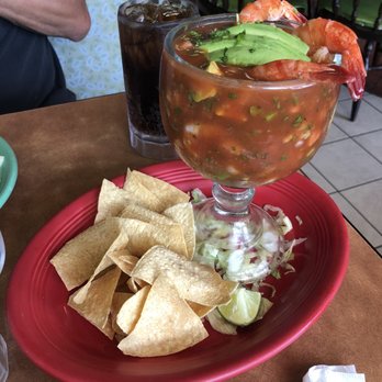 Chile Relleno - Shrimp cocktail made with Clamato. It was warm - Mexican Near Me - Kaneohe, Hawaii Chile Relleno - Shrimp cocktail made with Clamato. It was warm - Mexican Near Me - Kaneohe, Hawaii
