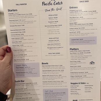 Pacific Catch - Menu - Seafood Near Me - San Diego, California