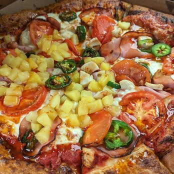 Brick & Barrel - Maui wowie with half pineapple - Pizza Near Me - Lincoln, California Brick & Barrel - Maui wowie with half pineapple - Pizza Near Me - Lincoln, California