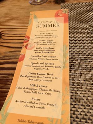 Menu photo 1 Talula's Table Kennett Square, PA Menu photo 1 Talula's Table Kennett Square, PA