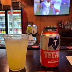 San Jose Mexican Restaurant - Margarita and a Tecate beer