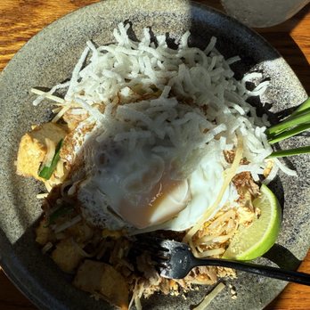 Choppystix - Pad Thai with beef and tofu, fried egg on top! Yum. - Hainan Near Me - Portsmouth, New Hampshire Choppystix - Pad Thai with beef and tofu, fried egg on top! Yum. - Hainan Near Me - Portsmouth, New Hampshire
