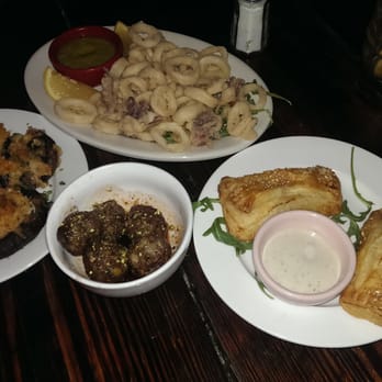 Miriam - The four appetizers we ordered for $18 - Wine Bars Near Me - Brooklyn, New York