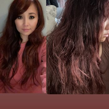 Mira Styles - My hair before and after my cut and perm - Hair Stylists Near Me - aurora, Colorado