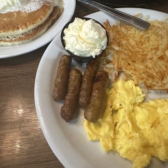 Denny's - Super slam with all sausage. - Breakfast & Brunch Near Me - Lakeland, Florida Denny's - Super slam with all sausage. - Breakfast & Brunch Near Me - Lakeland, Florida