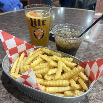 Heritage Lanes - Fries, blue moon, and crown & coke - Bowling Near Me - Kokomo, Indiana
