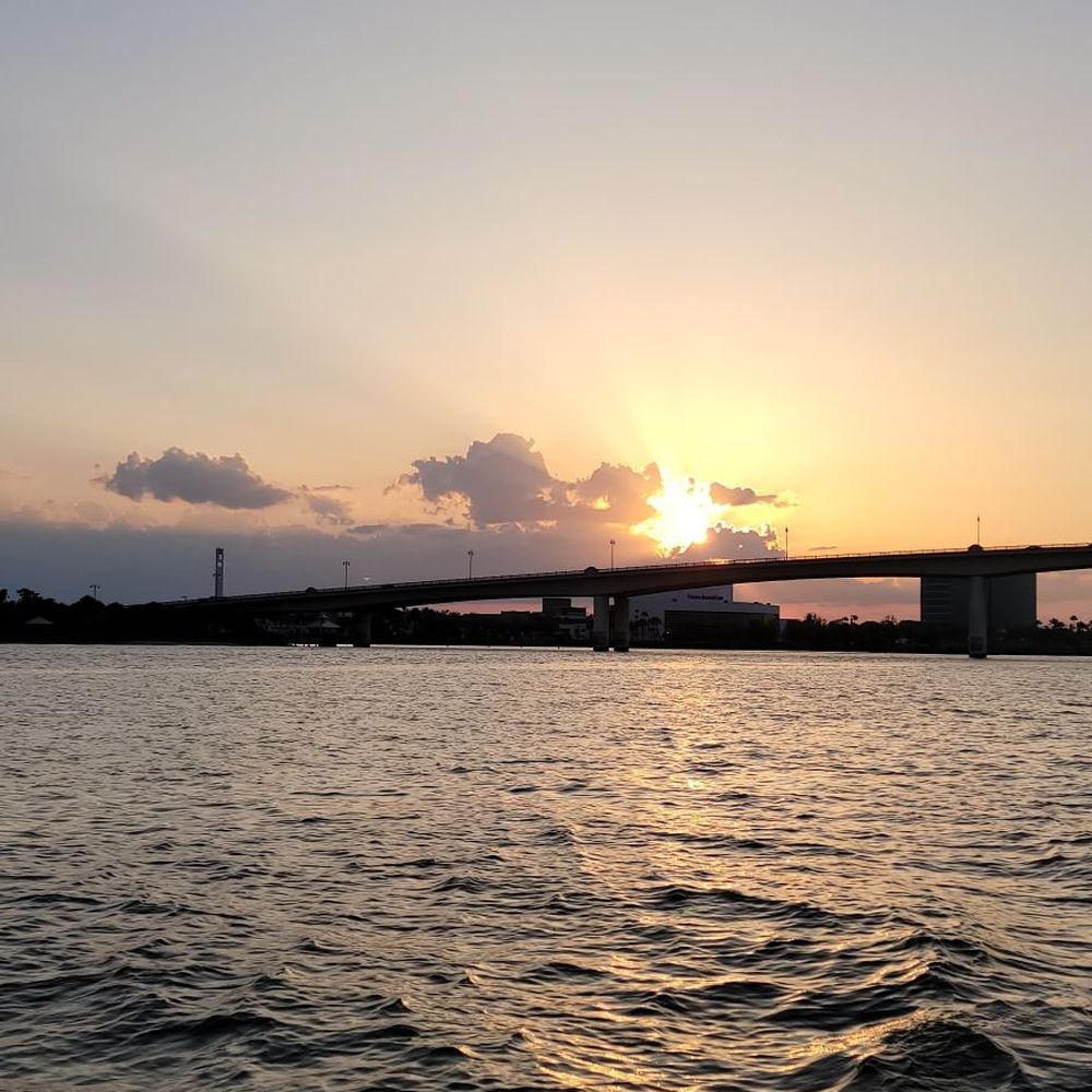 Dine and Cruise - Sunset from riverboat - Boat Tours Near Me - Daytona Beach, Florida
