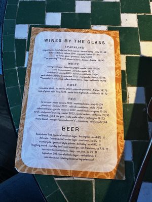 Menu photo 1 Valley Goat Sunnyvale, CA