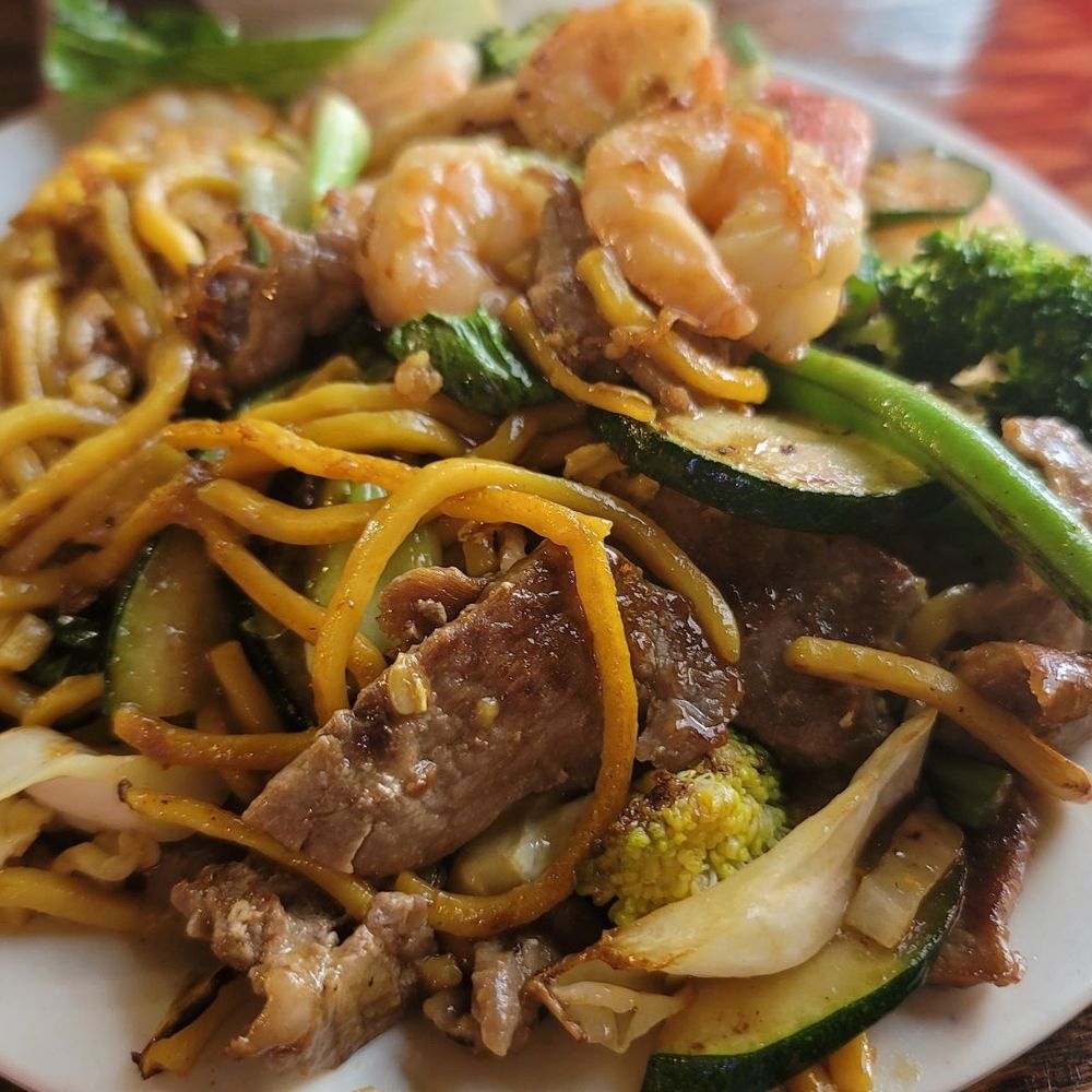 Hibachi! With hibachi sauce.