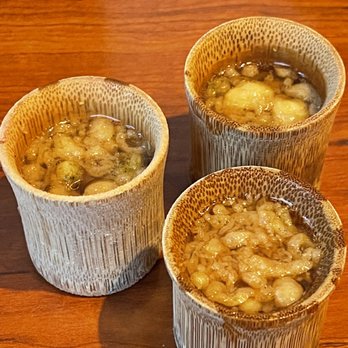 Kamonegi - Beef broth with tempura flakes - Japanese Near Me - Seattle, Washington