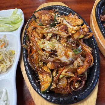 Seoul Restaurant - Spicy squid Stir-fried Squid / 오징어볶음 - Korean Near Me - Olympia, Washington Seoul Restaurant - Spicy squid Stir-fried Squid / 오징어볶음 - Korean Near Me - Olympia, Washington