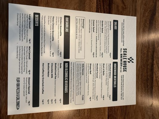 Menu photo 1 Scale House Brewery Hector, NY Menu photo 1 Scale House Brewery Hector, NY