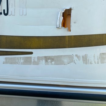 Martinez Marine Interiors - Damage done to side of boat at this facility - Boat Repair Near Me - lake Elsinore, California Martinez Marine Interiors - Damage done to side of boat at this facility - Boat Repair Near Me - lake Elsinore, California
