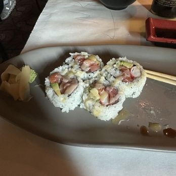Mon Jin Lau - Red Dragon Roll - Asian Fusion Near Me - Troy, Michigan