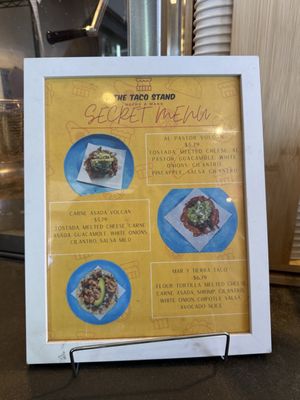 Menu photo 1 The Taco Stand La Jolla, CA Menu photo 1 The Taco Stand La Jolla, CA