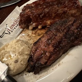 LongHorn Steakhouse - 12oz strip and Baby Back Ribs - Steakhouses Near Me - Strongsville, Ohio LongHorn Steakhouse - 12oz strip and Baby Back Ribs - Steakhouses Near Me - Strongsville, Ohio