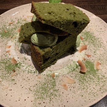 Cha-An - Green tea chiffon cake - Japanese Near Me - New York, New York Cha-An - Green tea chiffon cake - Japanese Near Me - New York, New York