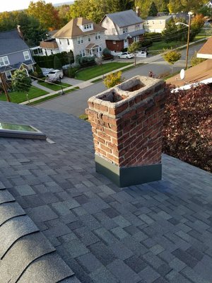 Complete Roof Replacement - Our team performed a full roof replacement, starting with the removal of the old roofing system and damaged plywood. We then installed durable underlayment, Timberline HD architectural shingles, and new flashing around chimneys and vents. The result is a watertight, energy-efficient, and visually appealing finish that will protect the home for years to come.