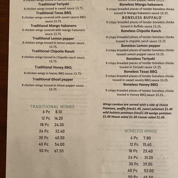 Wild Chicken Grill - Menu - Bars Near Me - Bellevue, Nebraska
