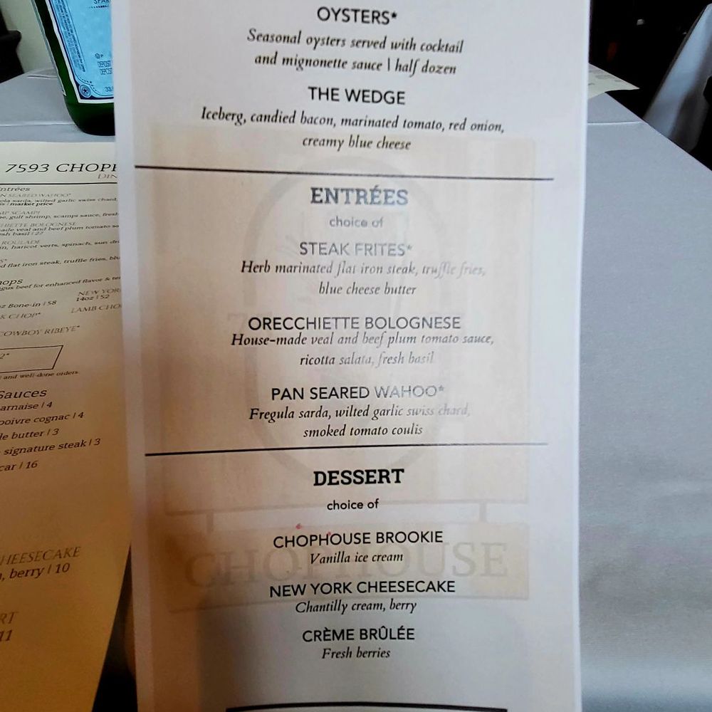 7593 Chophouse - Steakhouses Near Me - Reunion, Florida