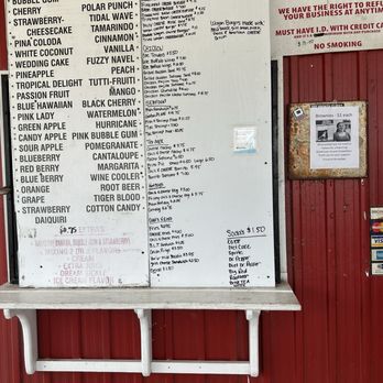 Red's Snow Wagon & More - Menu - Food Stands Near Me - Houston, Texas Red's Snow Wagon & More - Menu - Food Stands Near Me - Houston, Texas
