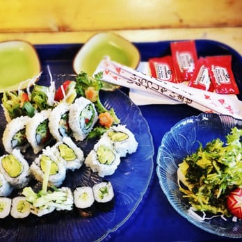 Big Catch Sushi - Veggie Catch combo with a seaweed salad - Japanese Near Me - Calgary, Alberta Big Catch Sushi - Veggie Catch combo with a seaweed salad - Japanese Near Me - Calgary, Alberta