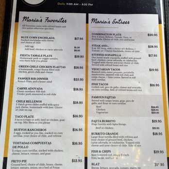 Maria's New Mexican Kitchen - Menu - New Mexican Cuisine Near Me - Santa Fe, New Mexico Maria's New Mexican Kitchen - Menu - New Mexican Cuisine Near Me - Santa Fe, New Mexico