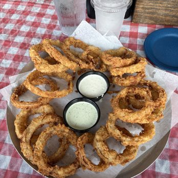Texas Borders Bar & Grill 1093 - Homemade Onion Rings - American Near Me - Richmond, Texas Texas Borders Bar & Grill 1093 - Homemade Onion Rings - American Near Me - Richmond, Texas