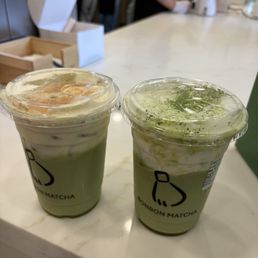 Sea salt foam matcha Sea salt foam matcha