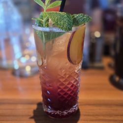 Lazy Dog Restaurant & Bar - Sweet peach tea with alcohol....