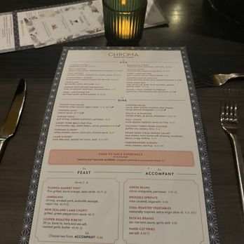 Chroma Modern Bar + Kitchen - Menu - New American Near Me - Orlando, Florida Chroma Modern Bar + Kitchen - Menu - New American Near Me - Orlando, Florida