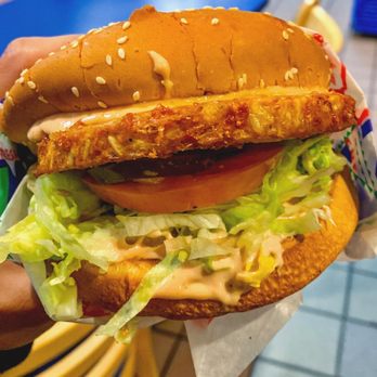 Gus Jr No 7 - Veggie Patty Burger - American Near Me - Banning, California Gus Jr No 7 - Veggie Patty Burger - American Near Me - Banning, California