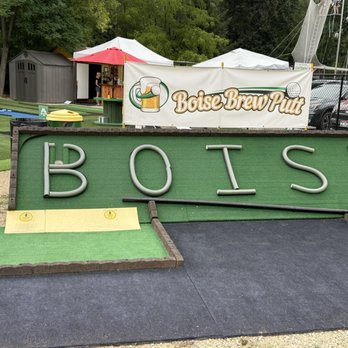 Boise Brew Putt - Themed holes from recycled materials. - Mini Golf Near Me - Boise, Idaho