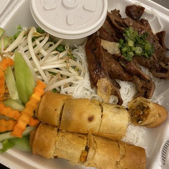 Double Bamboo - Pork and egg roll vermicelli - Vietnamese Near Me - Stanton, California