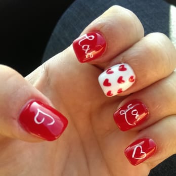 3D Nails & Spa - Valentine's acrylics with gel by Heidi! - Nail Salons Near Me - Glendora, California 3D Nails & Spa - Valentine's acrylics with gel by Heidi! - Nail Salons Near Me - Glendora, California