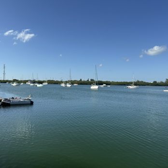 Dockside Bar and Grill - The view that way. - Bars Near Me - Marathon, Florida