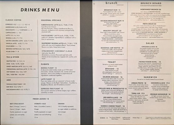 Menu photo 4 Freya Bakery & Cafe Seattle, WA